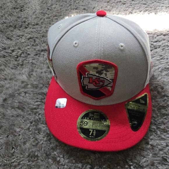 Kansas City Chiefs 59FIFTY Fitted Hat 7 3/8 Salute  To Service Camo 092025 - Picture 10 of 10